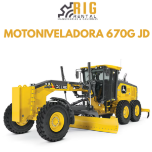 MOTONIVELADORA 670G JD